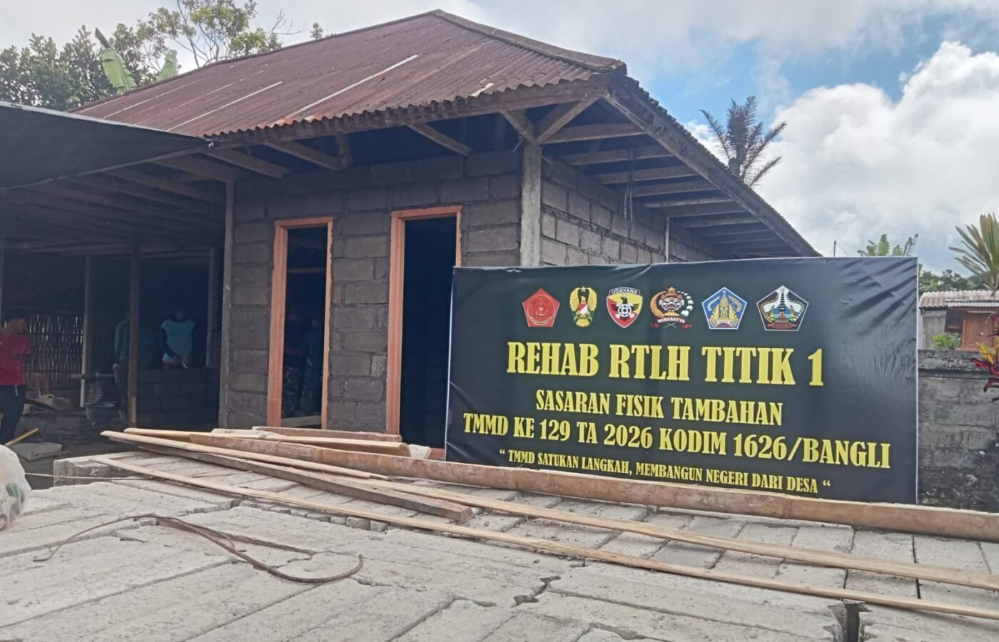 Pentingnya Koordinasi dalam Program TMMD Ke-129 Kodim 1626/Bangli