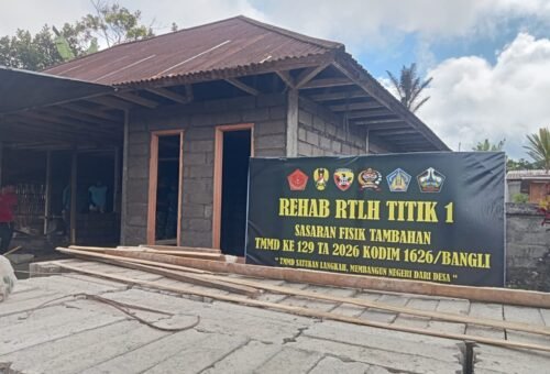 Pentingnya Koordinasi dalam Program TMMD Ke-129 Kodim 1626/Bangli