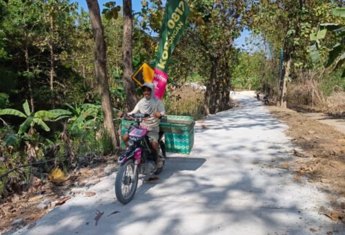 Jalan Rabat Beton TMMD Sudah Bisa Diakses Kendaraan, Progres Masih 40 Persen