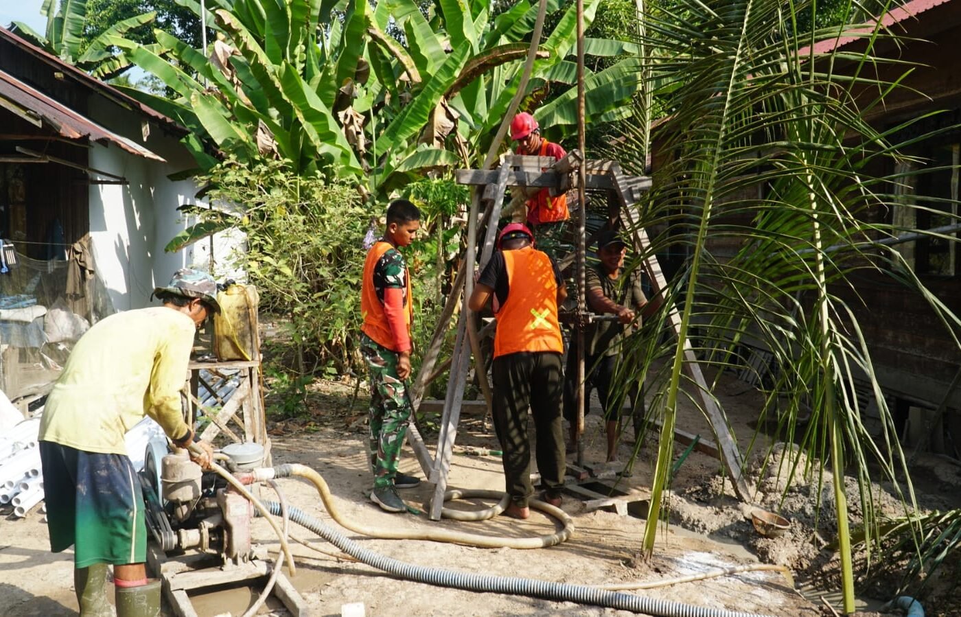 Proyek Sumur Bor di Desa Bandar Raya Targetkan Peningkatan Akses Air Bersih