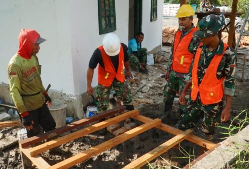 Komitmen Kodim 1011/KLK dalam Penyediaan Fasilitas MCK untuk Warga Desa Bandar Raya