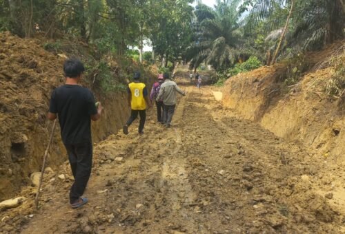 Akses Jalan Rusak Parah, Kodim 0911/Nunukan Tancap Gas Gelar TMMD ke-129 di Desa Liang Bunyu