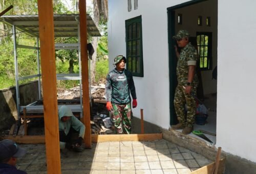 Kunjungan Dandim 1011/KLK Dorong Satgas TMMD untuk Optimalisasi Pembangunan