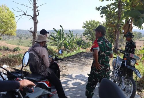 Sinergi Kuat dalam TMMD 129, Satgas, Kades, dan Babinsa Satu Suara di Desa Tlemang
