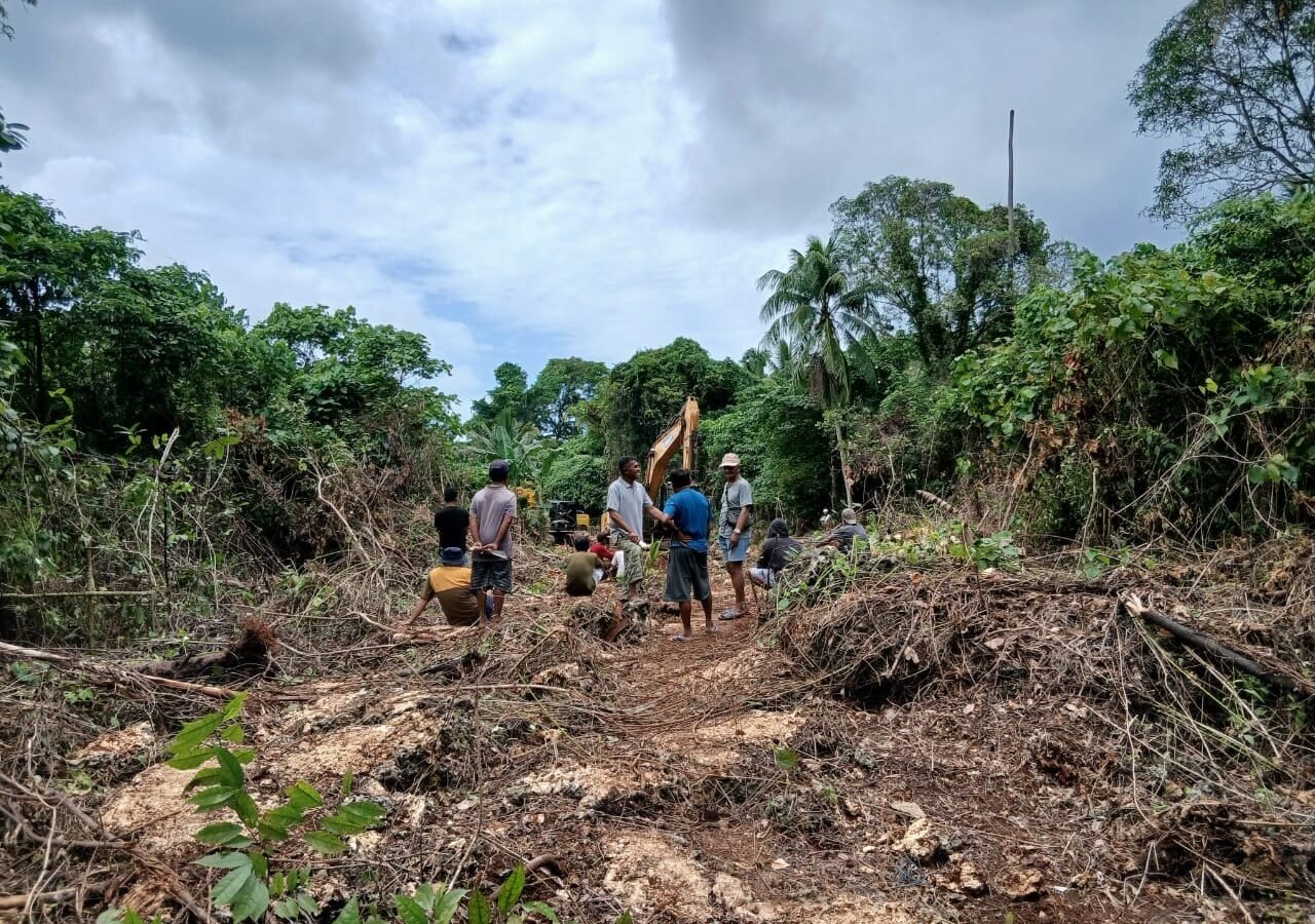 Dukungan Warga Kepulauan Umbele dalam Proyek TMMD Ke-129