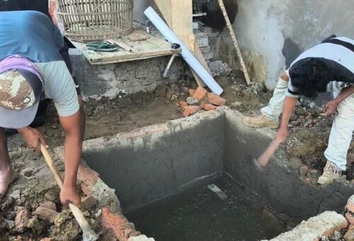 TMMD ke-129 Kodim 0620/Kab. Cirebon Angkat Kualitas Sanitasi Desa dengan Pembangunan Bio Septic Tank di Mushola Miftahul Jannah