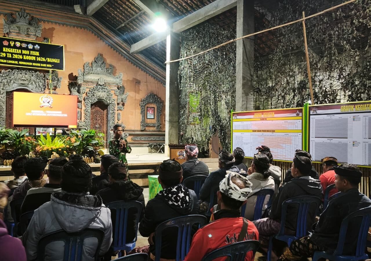 Respon Positif Masyarakat Terhadap Sosialisasi Radikalisme oleh TMMD Ke-129 Kodim 1626/Bangli