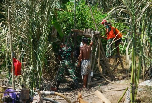 Optimalisasi Sumur Bor SAS 2 oleh Satgas TMMD untuk Kesejahteraan Masyarakat