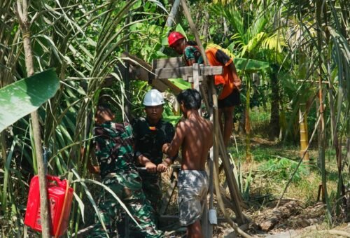 Sumur Bor SAS 2 di Desa Bandar Raya sebagai Solusi Air Bersih