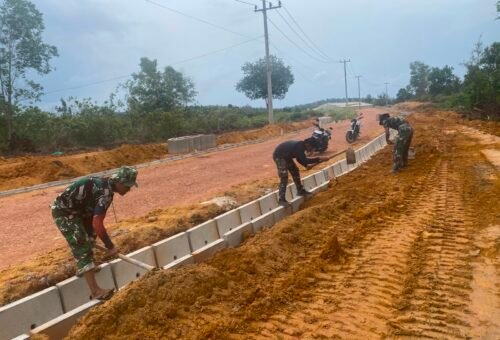 Persiapan Intensif Jelang Kunjungan Tim Wasev TNI AD dalam TMMD Ke-129 di Bintan