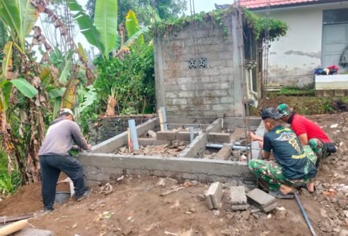 Kodim 1626/Bangli Luncurkan Fasilitas MCK untuk Tingkatkan Kesehatan Masyarakat
