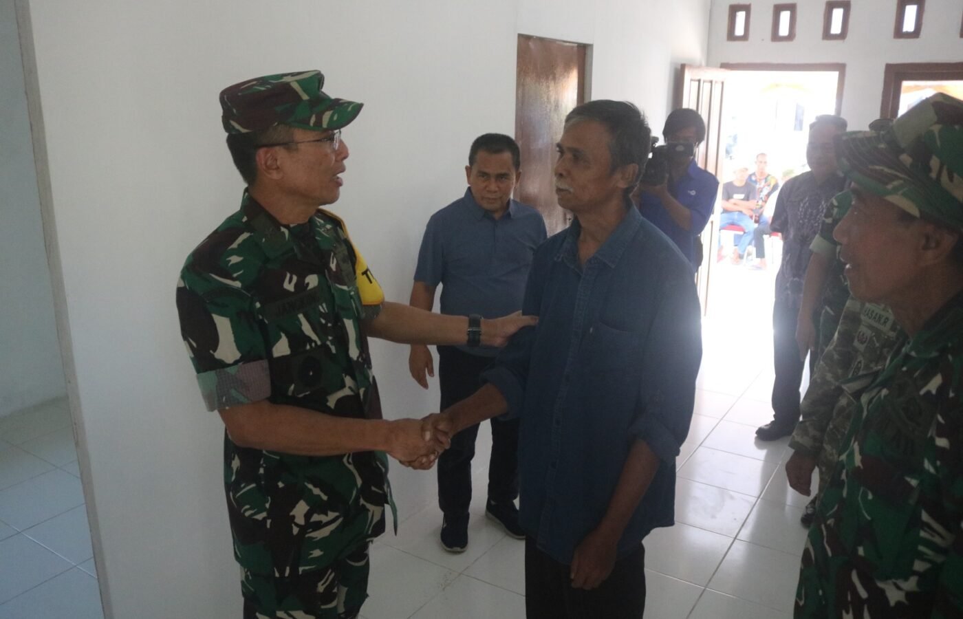 Brigjen TNI M. Jangkung Widyanto Menyaksikan Langsung Perkembangan TMMD ke-129 di Bangka