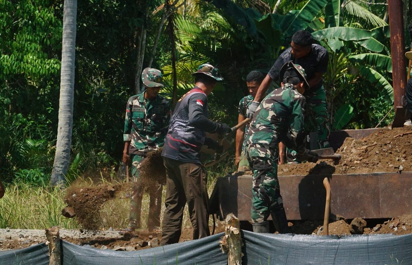 Pembangunan Infrastruktur Jalan 1,2 Kilometer di Desa Bandar Raya