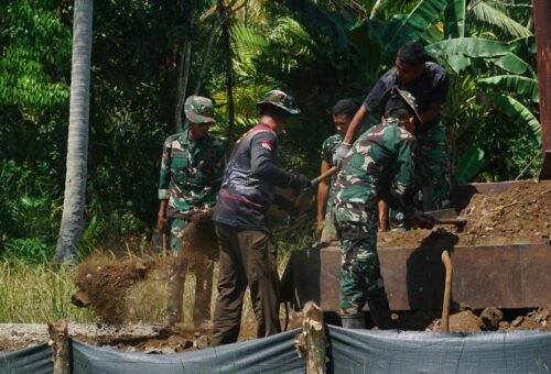 Pembangunan Infrastruktur Jalan 1,2 Kilometer di Desa Bandar Raya
