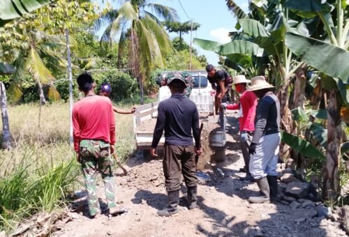 Perbaikan Infrastruktur di Desa Bandaraya Dikebut, Warga Dapat Akses Lebih Baik