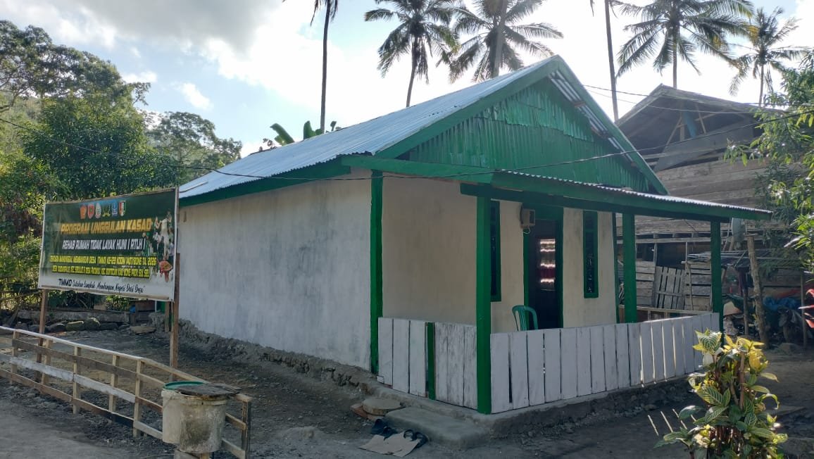 Kemajuan Renovasi Rumah Tidak Layak Huni dalam TMMD ke-129 Kodim 1407/Bone
