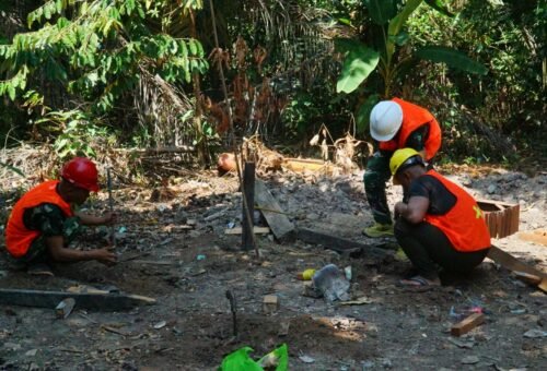 Fokus Kualitas Kuda-Kuda MCK oleh Satgas TMMD Reguler Ke-129