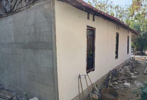 Kemajuan Program RTLH TMMD Ke-129 Kodim 0813/Bojonegoro: Rumah Ibu Saelah Mulai Terlihat Indah