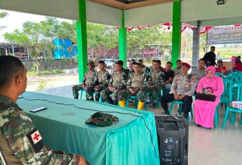 Kegiatan Donor Darah di Balai Desa Kesongo, Satgas TMMD Perkuat Kepedulian Sosial