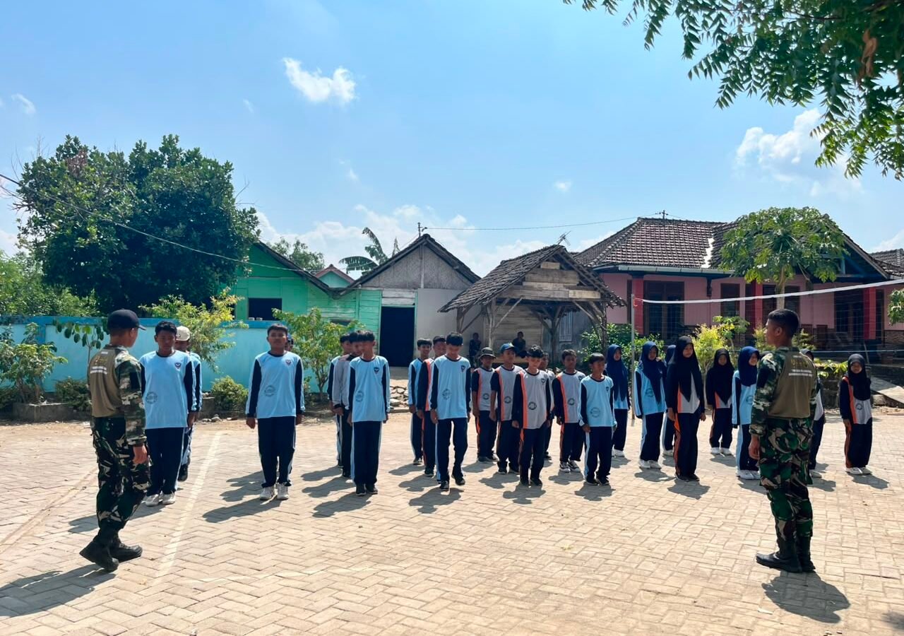 TMMD Ke-129, Aksi Pembangunan Karakter di SMPN 1 Atap Kesongo