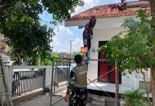 TMMD Ke-129 Fokus pada Peningkatan Sarana Pendidikan di SDN Kesongo 1