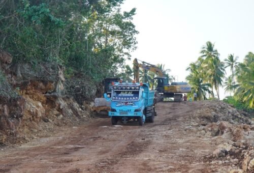 Kepulauan Umbele Kini Terhubung, Truk Sudah Bisa Melintas