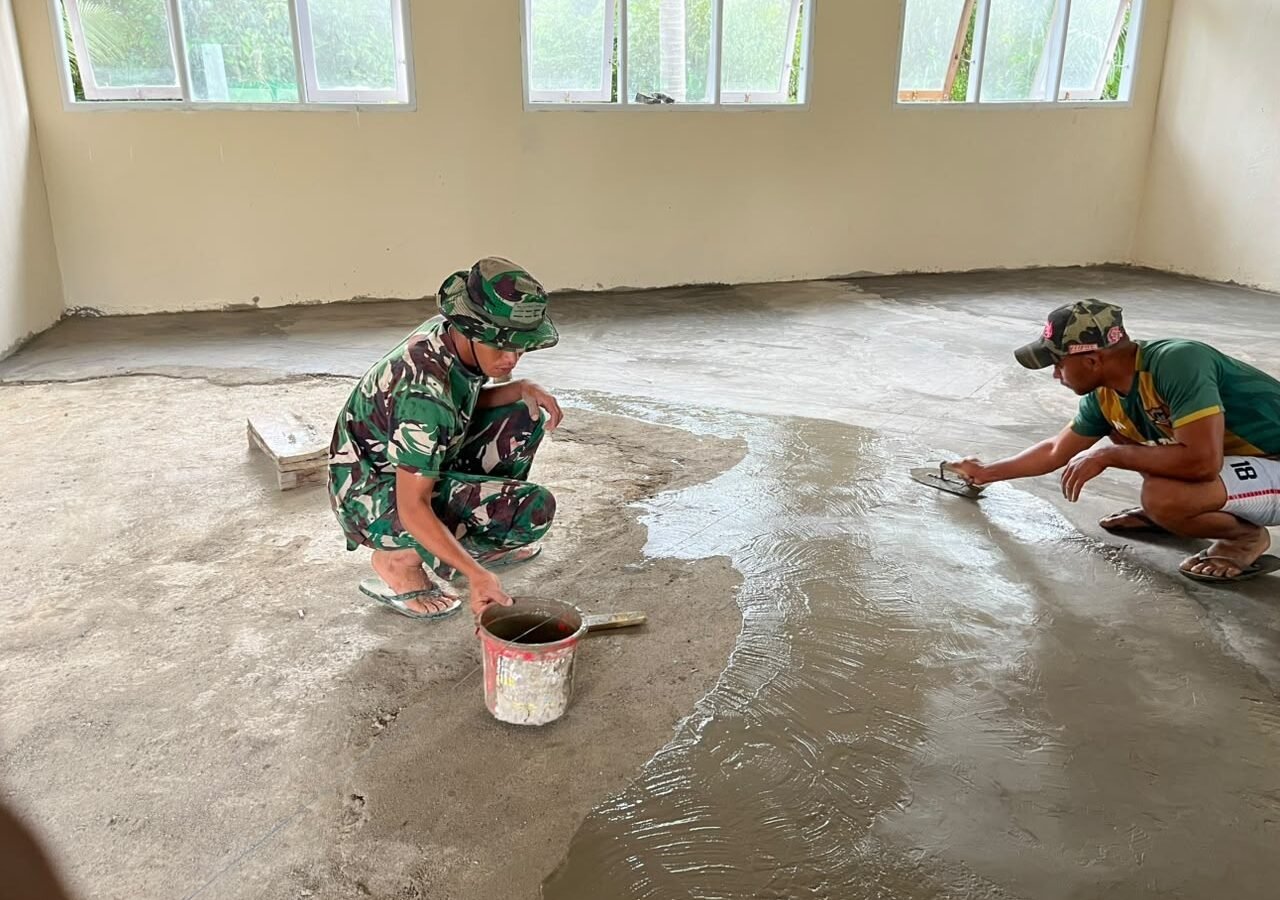 Program TMMD Meningkatkan Kualitas Pendidikan di Polewali
