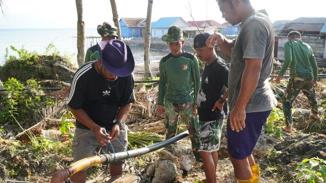 Ketersediaan Air Bersih di Masjid Desa Polewali Membawa Kenyamanan bagi Jamaah