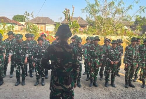Pengarahan Komandan SSK, Satgas TMMD Kodim 0813/Bojonegoro Siap Tugas