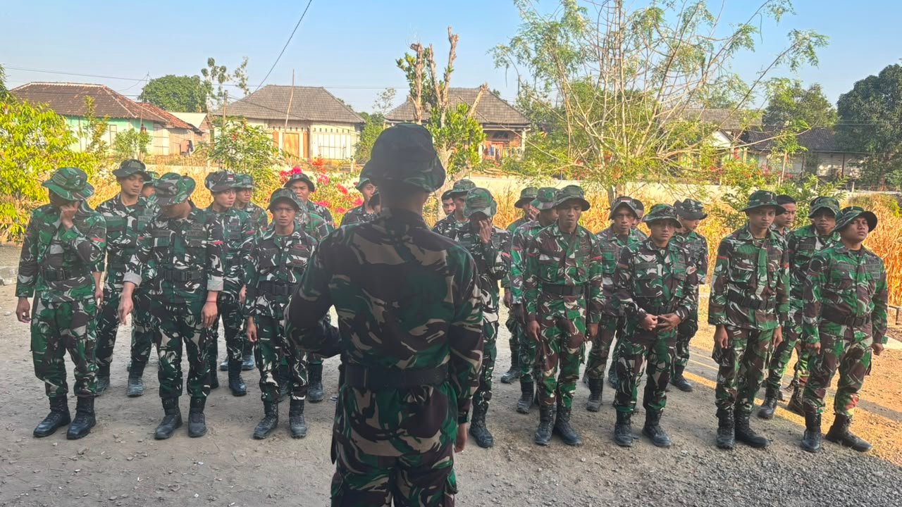Pengarahan Komandan SSK, Satgas TMMD Kodim 0813/Bojonegoro Siap Tugas