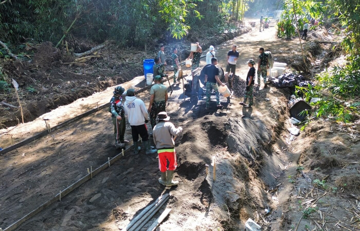 Prioritas Kualitas Tetap Utama dalam Proyek TMMD Ke-129 Kodim 1626/Bangli