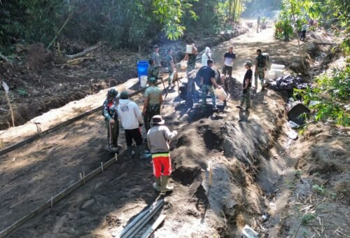 Prioritas Kualitas Tetap Utama dalam Proyek TMMD Ke-129 Kodim 1626/Bangli