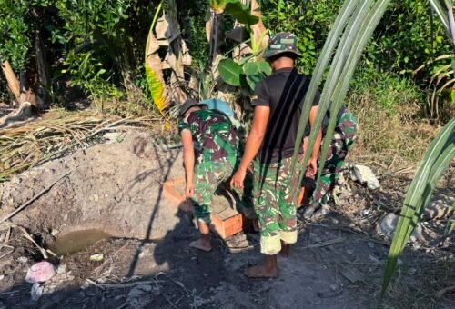 Keberhasilan Program TMMD Terlihat Lewat Pembangunan Sumur Bor di Desa Bandar Raya