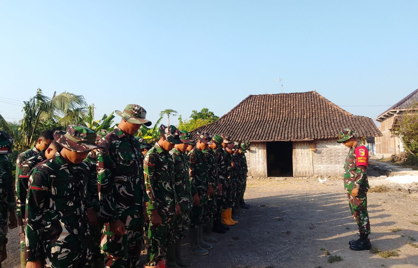 Satgas TMMD Kodim 0813/Bojonegoro Gelar Apel Pagi untuk Persiapkan Tugas