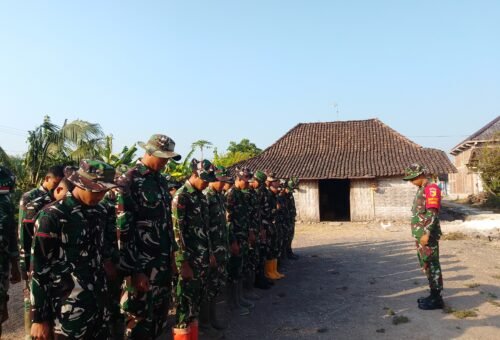 Satgas TMMD Kodim 0813/Bojonegoro Gelar Apel Pagi untuk Persiapkan Tugas