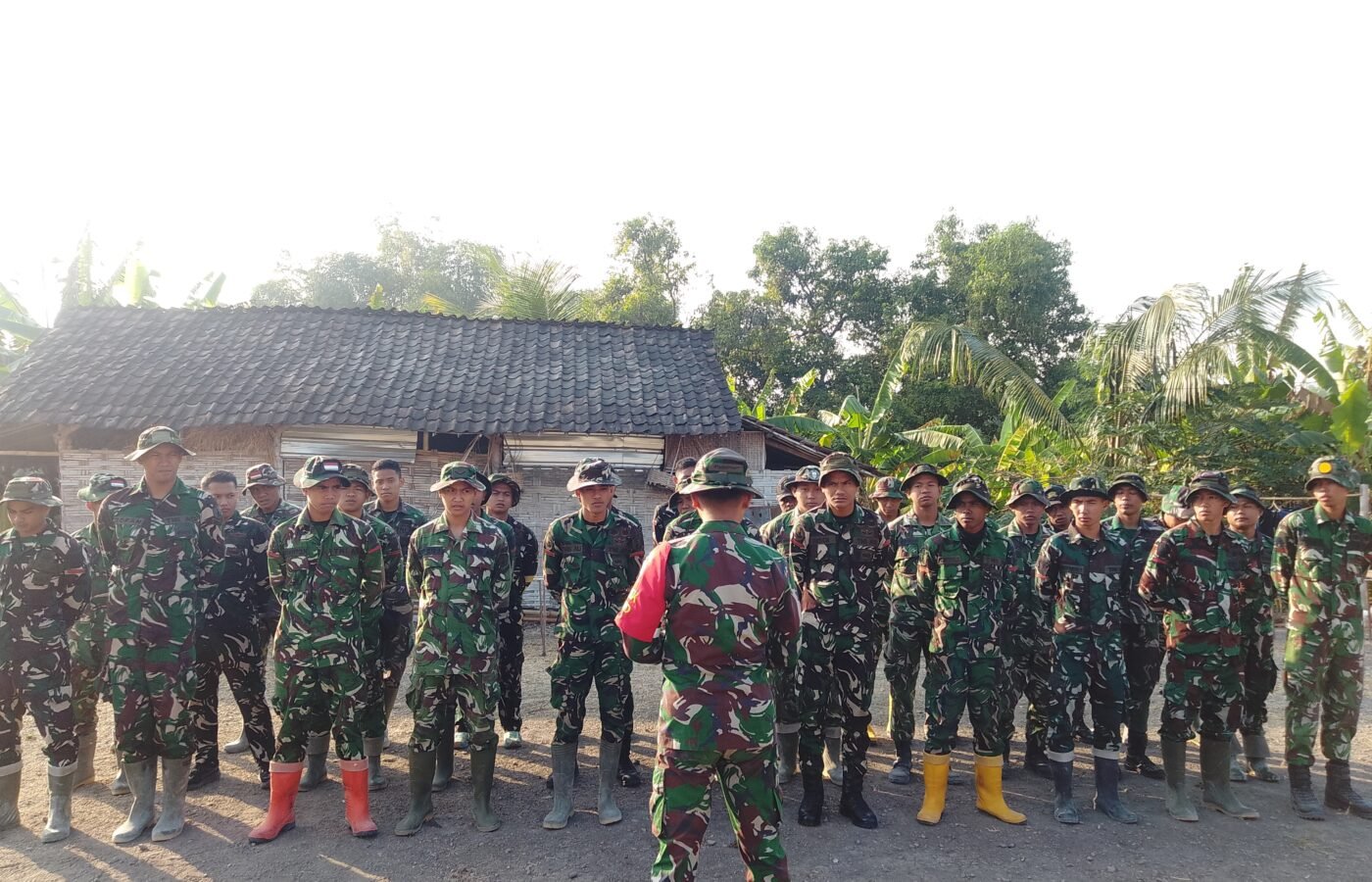 Kesiapan Satgas TMMD Kodim 0813/Bojonegoro Ditunjang Oleh Arahan Dan Semangat Persatuan
