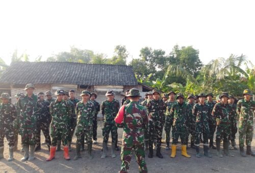 Kesiapan Satgas TMMD Kodim 0813/Bojonegoro Ditunjang Oleh Arahan Dan Semangat Persatuan