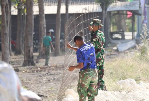 Semangat Tanpa Henti: Satgas TMMD ke-129 Kodim 0812/Lamongan Terus Majukan Rabat Beton