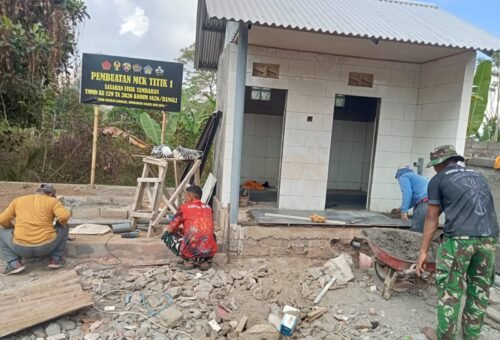 Proyek MCK di Desa Sekardadi Hampir Tuntas, Satgas TMMD Ke-129 Siapkan Fasilitas Berkelanjutan