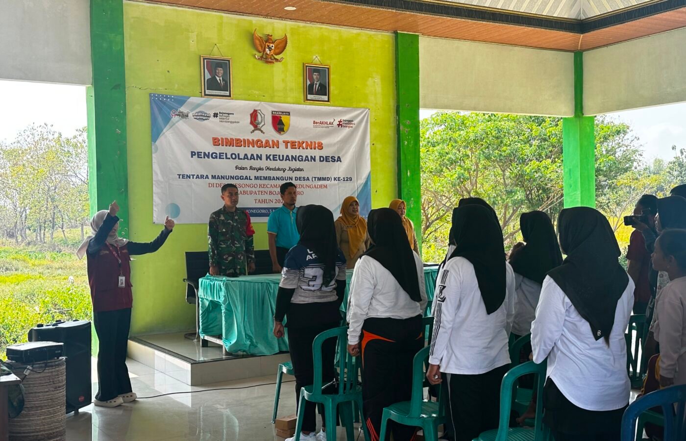 Peningkatan Kapasitas Pengelolaan Keuangan Desa pada TMMD Ke-129 Kodim 0813/Bojonegoro