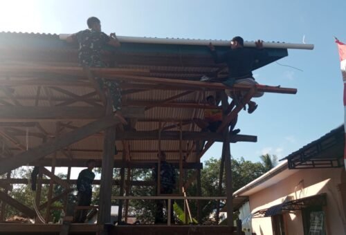 Usaha Maksimal Menuju Penyelesaian TMMD ke-129, Rumah Pak Hamsah Ditargetkan Siap H-1 Minggu
