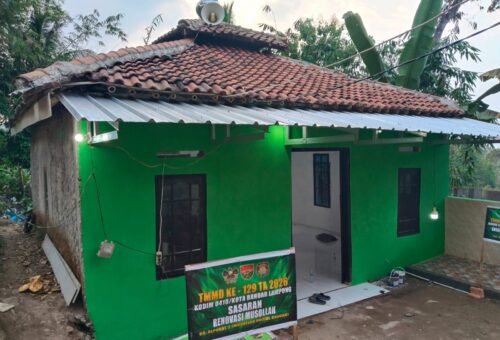 Upaya Peningkatan Kenyamanan Musala, Satgas TMMD Berikan Sentuhan Renovasi