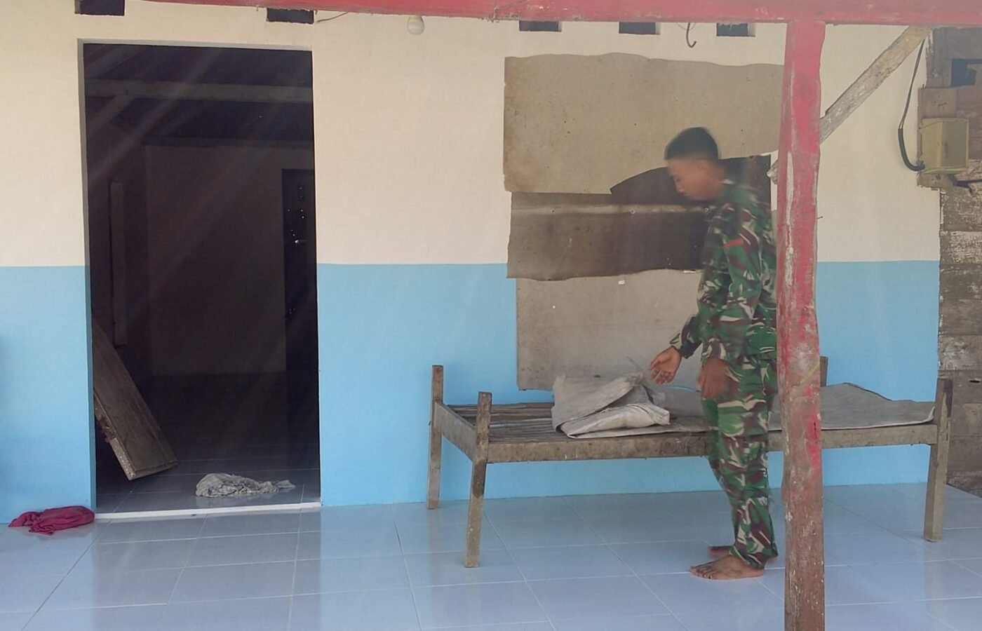 Kemajuan Pembangunan RTLH Ibu Wagini Melalui TMMD Ke-129