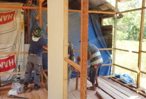 Sinergi Satgas TMMD dan Masyarakat dalam Membangun Hunian yang Layak