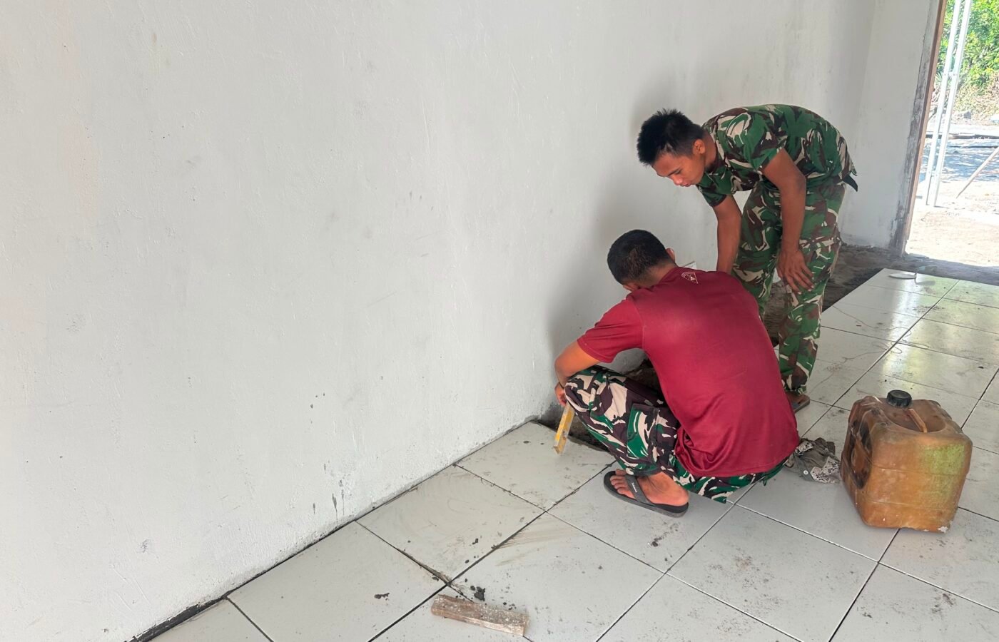 Persiapan Akhir, Satgas TMMD ke-129 Kodim 0413/Bangka Fokus pada Rumah Ibu Rodiah