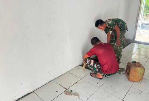Persiapan Akhir, Satgas TMMD ke-129 Kodim 0413/Bangka Fokus pada Rumah Ibu Rodiah