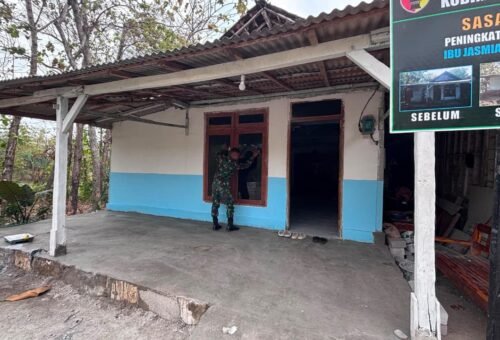 Akhir Pembangunan RTLH: Satgas TMMD Bersatu dalam Pembersihan Rumah Ibu Jasmiati