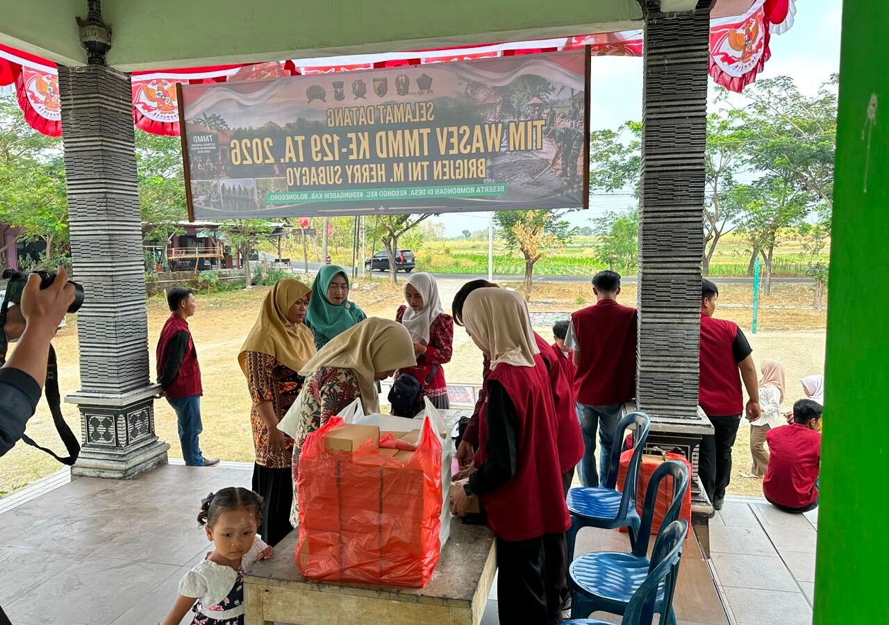 Peningkatan Literasi Melalui Program TMMD Ke-129 di Bojonegoro