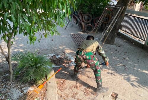TMMD Ke-129 Kodim 0813/Bojonegoro: Revitalisasi SDN Kesongo 1 untuk Kualitas Pembelajaran