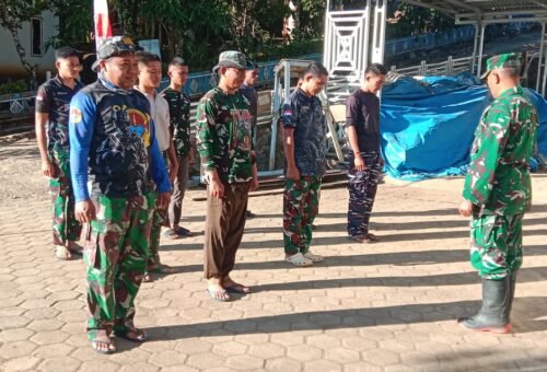 Pimpin Apel Pagi, Serma Laode Fajri Pastikan Kesiapan Satgas TMMD 129
